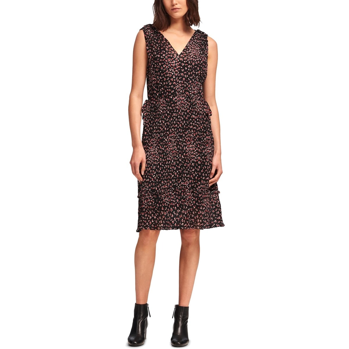 dkny wrap dress