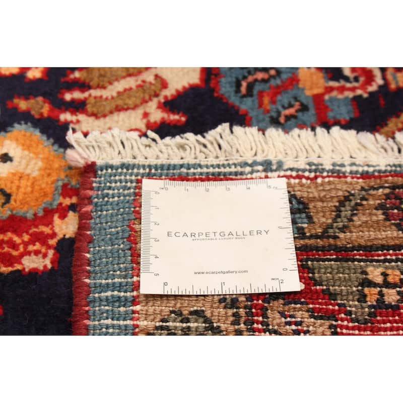 ECARPETGALLERY Hand-knotted Andelz Navy Wool Rug - 4'11 x 7'10