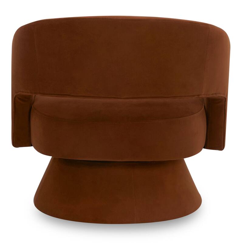 Spruce & Spring Jamie Swivel Fabric Accent Chair