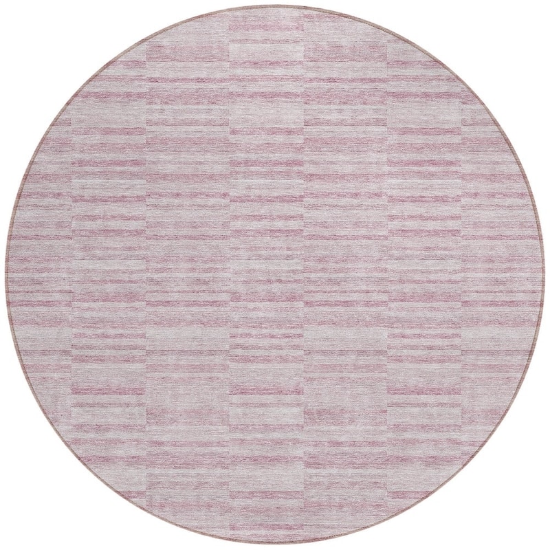 HomeRoots Striped Transitional Rectangle Outdoor Rug