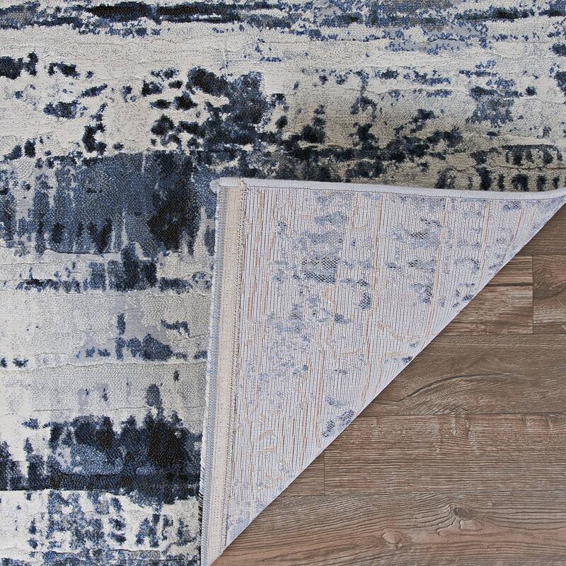 Dream Decor Rugs Provencal Washed Gray Abstract Area Rug