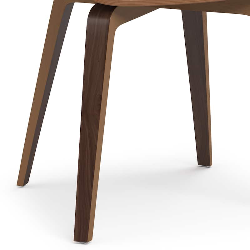 WYNDENHALL Calinda Mid Century Modern Bentwood Single Dining Chair - 20.5"w x 21.7"d x 30.9"h