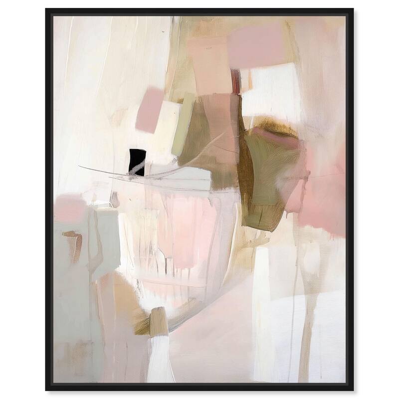Pigment Flow I Canvas by Art Remedy - 16" x 20" - Black
