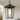 Modern Farmhouse Black 1-Light Outdoor Pendant Light Patio Hanging Lantern - L 6.7" x W 6.7" x H 12.5"