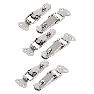 Stainless Steel Screw Fixed Box Latch Toggle Catch Hasp Lock 6pcs ...