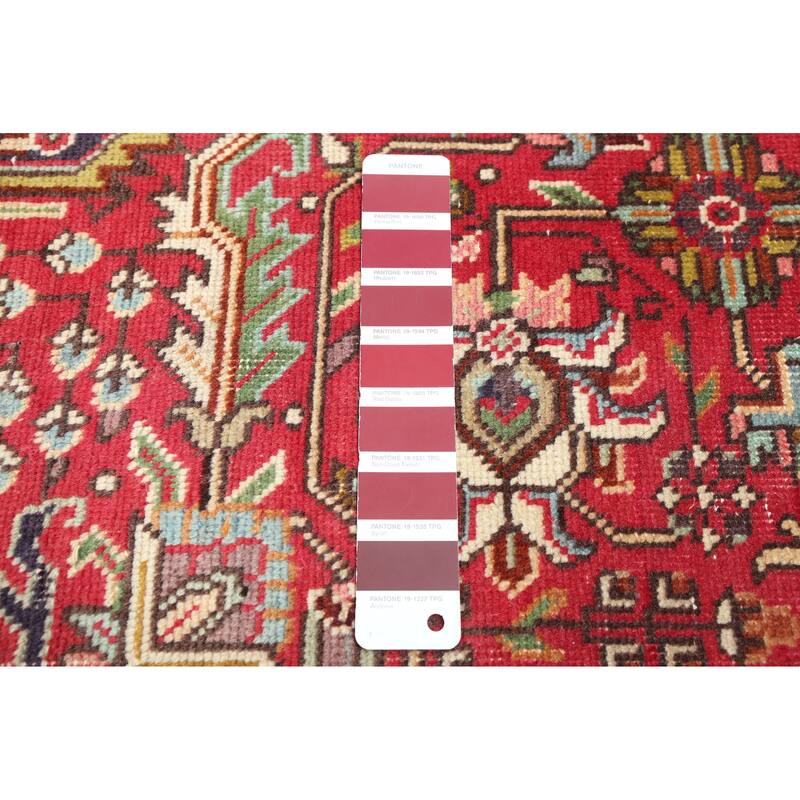 ECARPETGALLERY Hand-knotted Antalya Vintage Red Wool Rug - 6'10 x 9'7