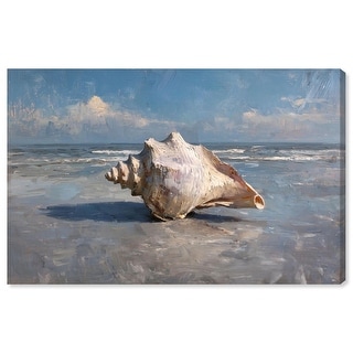 Memory of the Sea Coastal Wall Decor Wrapped Canvas Print by Art Remedy ...