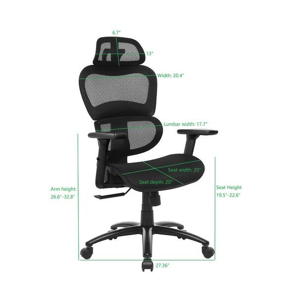 Ergonomic mesh chair with 3D arms in BLUE Bed Bath & Beyond 40126192