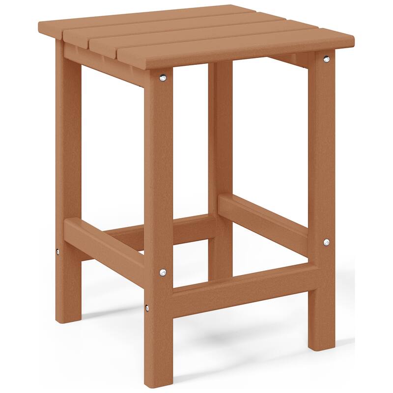 Aderson Outdoor Poly Adirondack Chair with Side Table