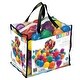 preview thumbnail 5 of 3, Intex 100-Pack Large Plastic Multi-Colored Fun Ballz For Ball Pits (5 Pack) - ‎3.38