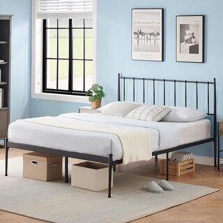 Queen Bed Frames, Queen Size Bed Frames with Metal Headboard - Bed Bath & Beyond - 42404658