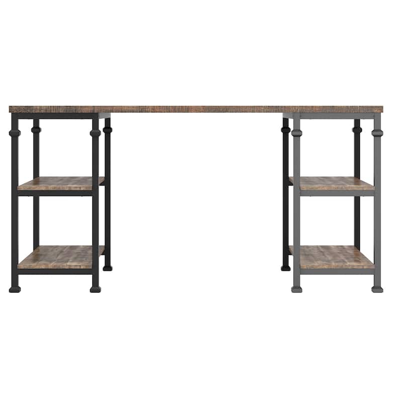 Myra Vintage Industrial Storage Desk by iNSPIRE Q Classic