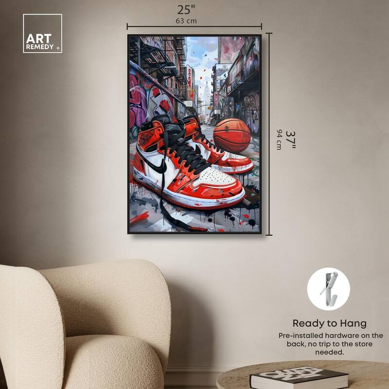 Streetwise Sneakers Canvas by Art Remedy