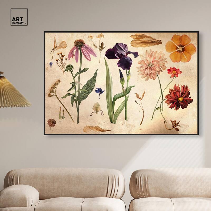 Floral Selection II Canvas by Art Remedy
