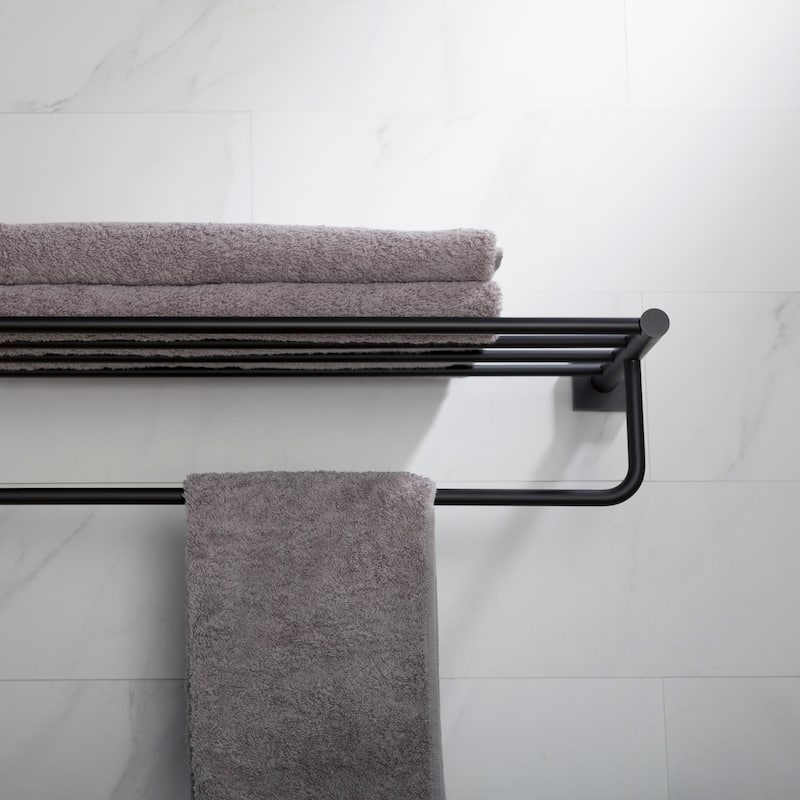 Kraus Ventus 25" Brass Towel Rack