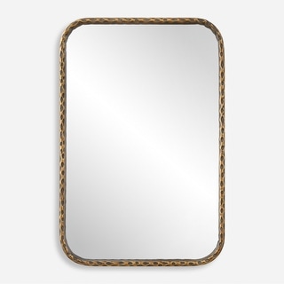 Uttermost A Little Knotty Bronze Vanity Mirror - 30'' H X 20'' W X 1.75'' D