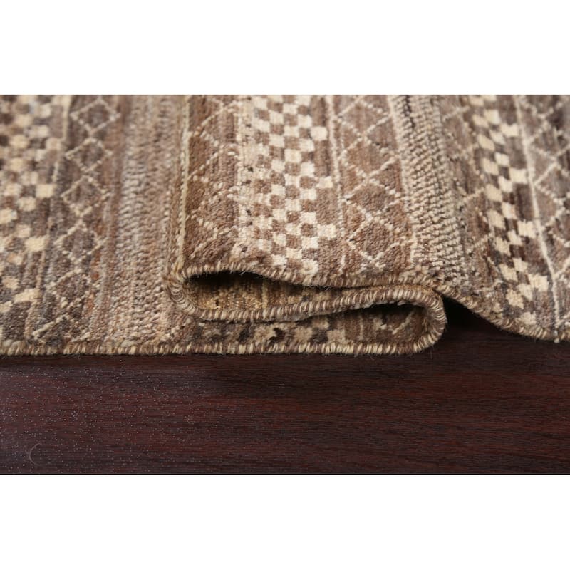 Tribal Geometric Gabbeh Kashkoli Oriental Area Rug Wool Hand-knotted - 3'0" x 5'3"