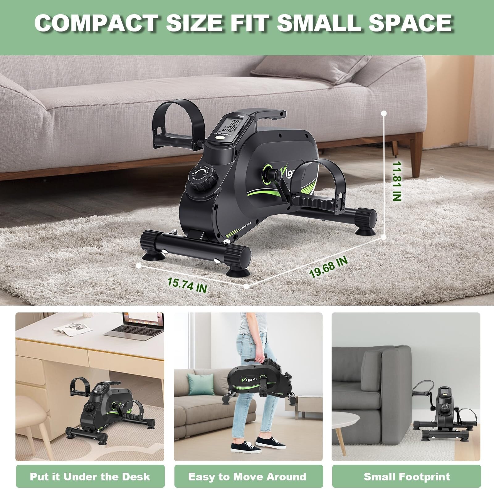 Small leg exerciser top