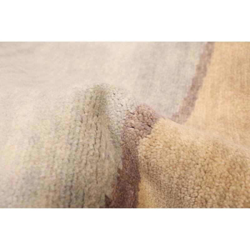 ECARPETGALLERY Hand-knotted Peshawar Ziegler Grey Wool Rug - 4'11 x 6'11