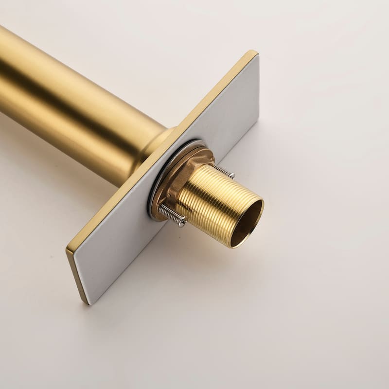 10.9"H Solid Brass Single-handle Bathroom Sink Faucet