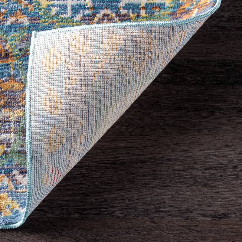 Nuloom Vintage Persian Inspired Faded Medallion Area Rug