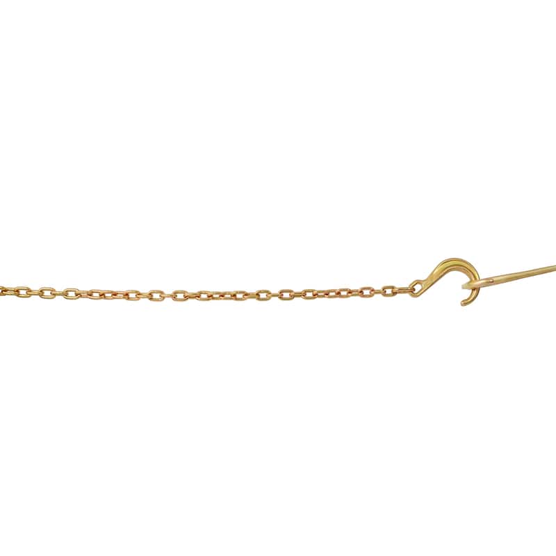 Tow Chain with 8 Inch Forged J Hook and Grab Hook