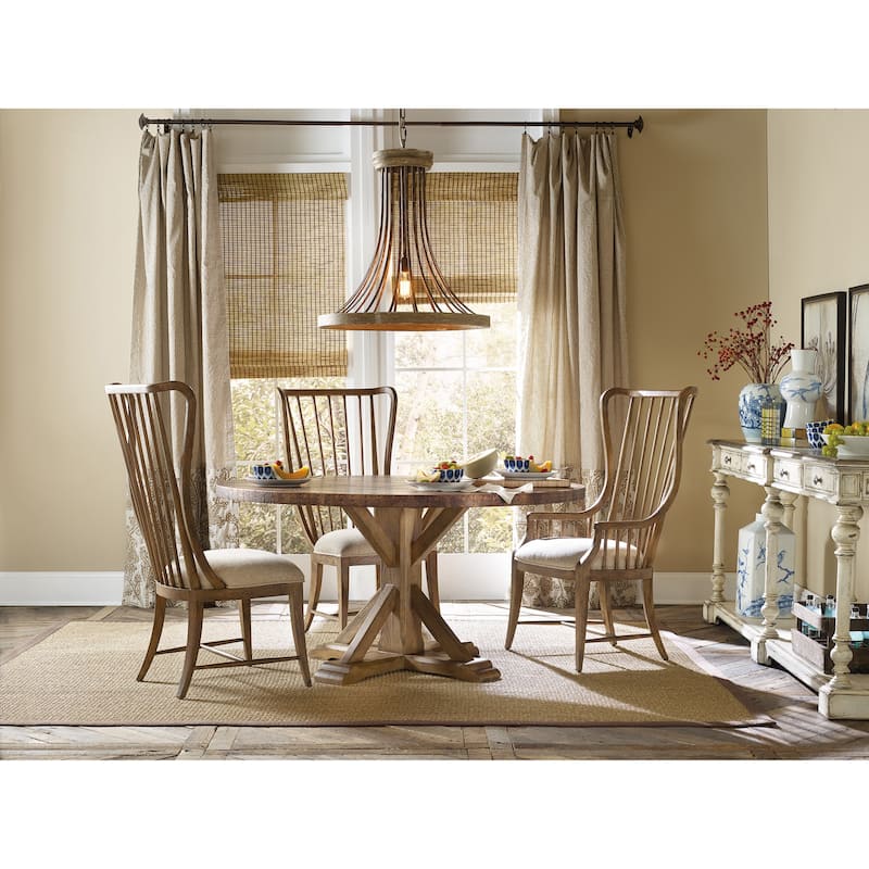 Sanctuary Tall Spindle Arm Chair - 25.25"W x 46"H x 26"D