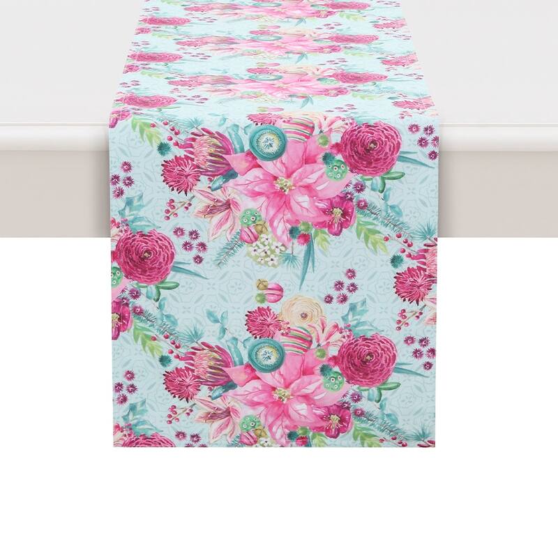 Laural Home Boho Christmas Table Runner