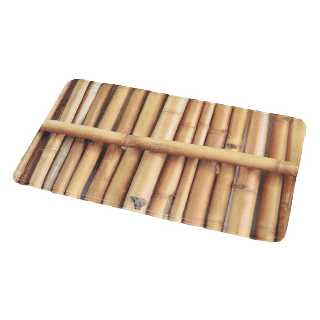 Bathroom Rug Memory Foam Mat The Island Print Beige 30"L x 18"W
