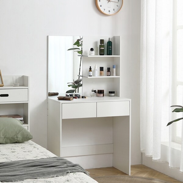Dressing table with two drawers sale