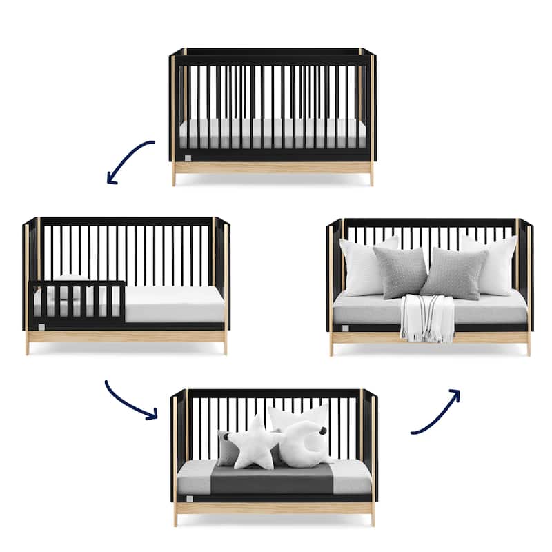 Oxford 6-in-1 Convertible Crib - Greenguard Gold Certified