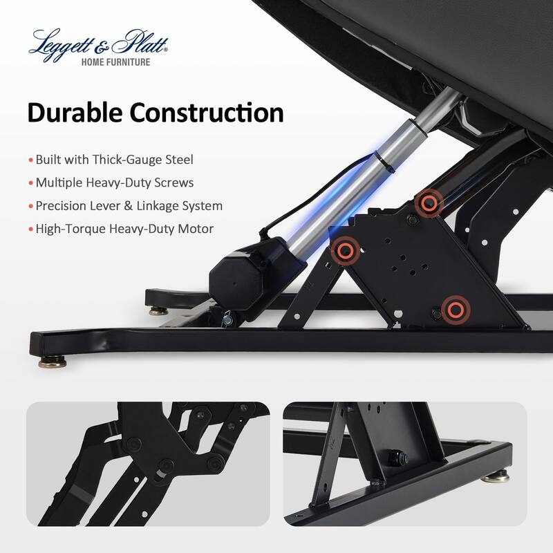 MCombo Heavy Duty Lift Chair for Elderly, Extra Wide Dual Motor Power Lift Recliner 450lbs