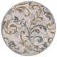 preview thumbnail 25 of 58, SAFAVIEH Amherst Orpha Modern Rug 5' Round - Ivory/Light Grey - Round