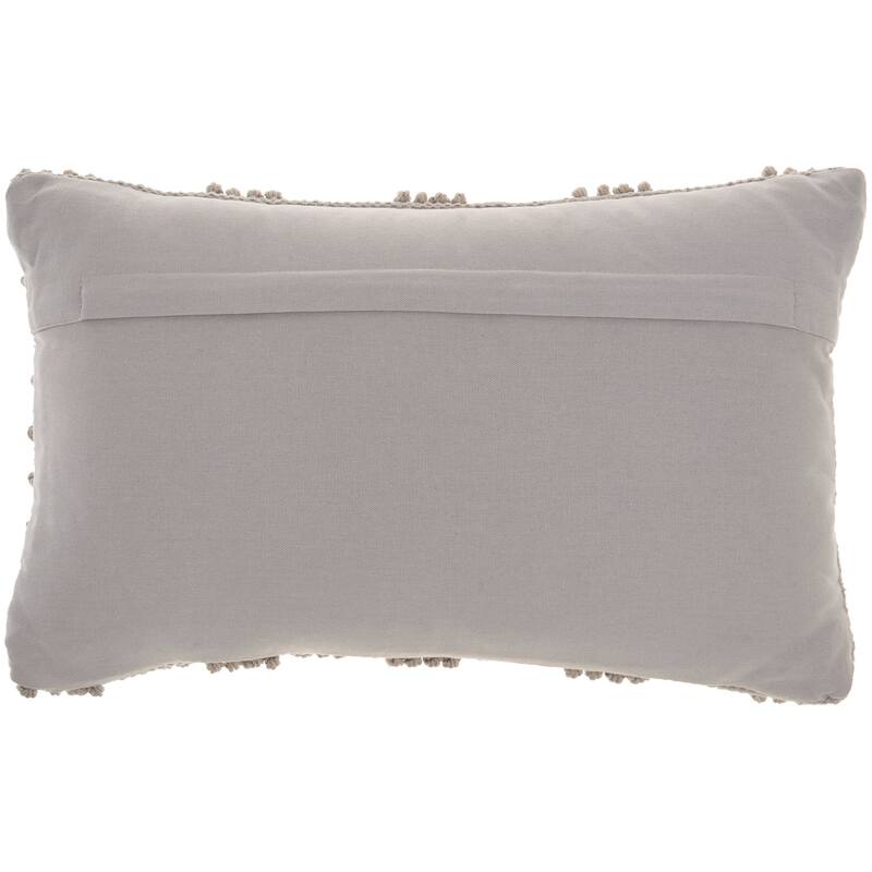 Mina Victory Life Styles Textured Geometric Dots Throw Pillow , ( 12"X20" )