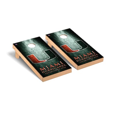 Miami Hurricanes Museum Cornhole Board Set