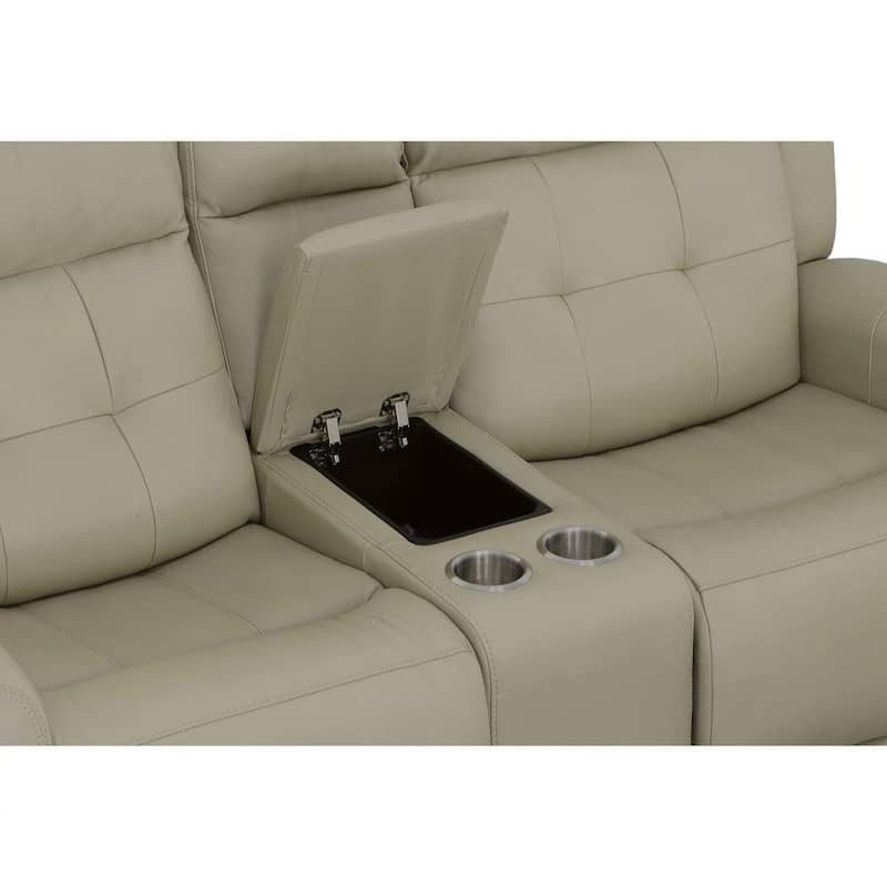 Grant Power Reclining Loveseat with Console and Power Headrests by Flexsteel