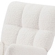 preview thumbnail 4 of 16, Upholstered Lounge Chair Rocking Chair with High Backrest, for Nursing Baby, Reading
