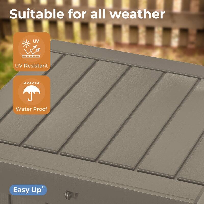 Outdoor Patio Storage Resin Lockable Deck Box