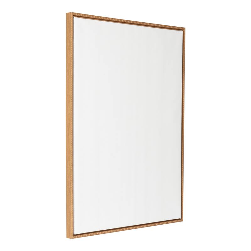 Kate and Laurel Sylvie Beaded Blank Framed Canvas - 31.5x41.5 - Natural