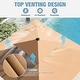 preview thumbnail 29 of 36, VredHom Double Top 10x10 FT Square Patio Cantilever Umbrella with Rod Wheel Base