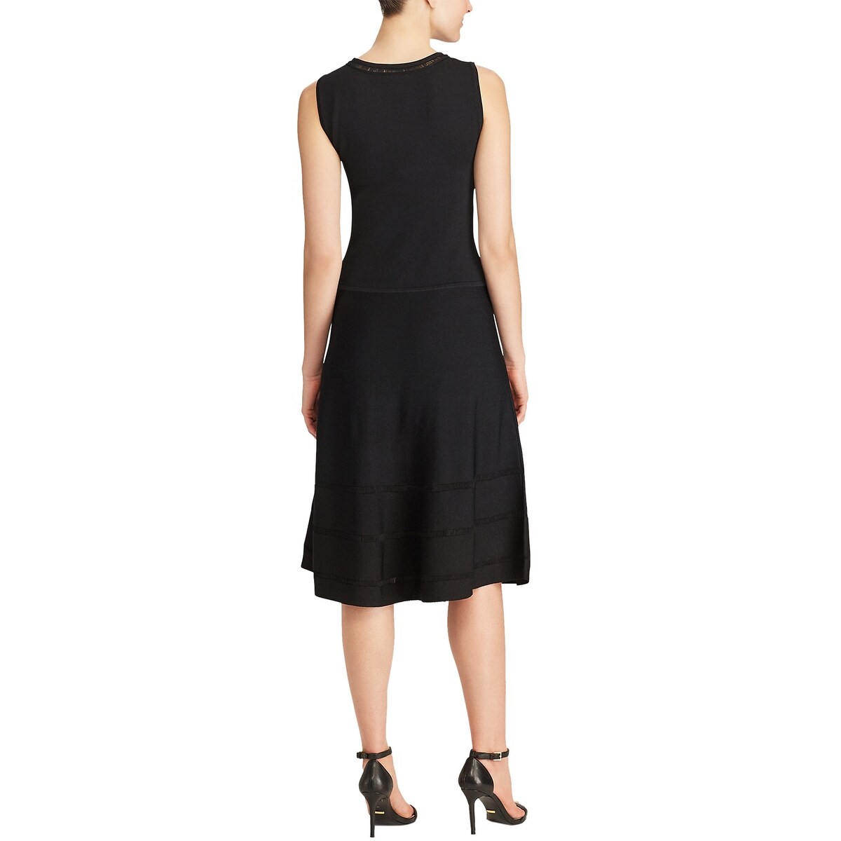 polo ralph lauren fit & flare knit dress