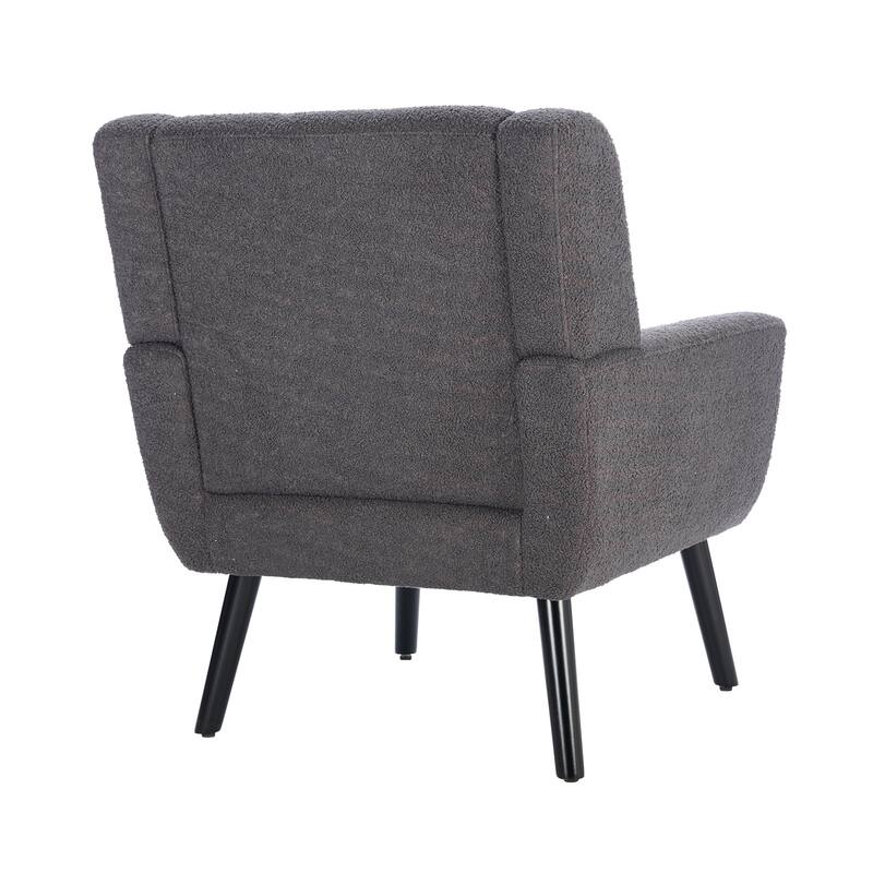 Teddy Accent Chair with Wood Legs
