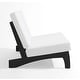 preview thumbnail 117 of 136, Outdoor Teak Wood Waterproof Armless Chair Loveseat with Cushions