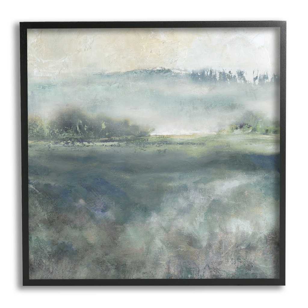 Stupell Misty Landscape Painting Abstract Weather Vegetation Framed Wall Art, Design by Carol Robinson - Multi