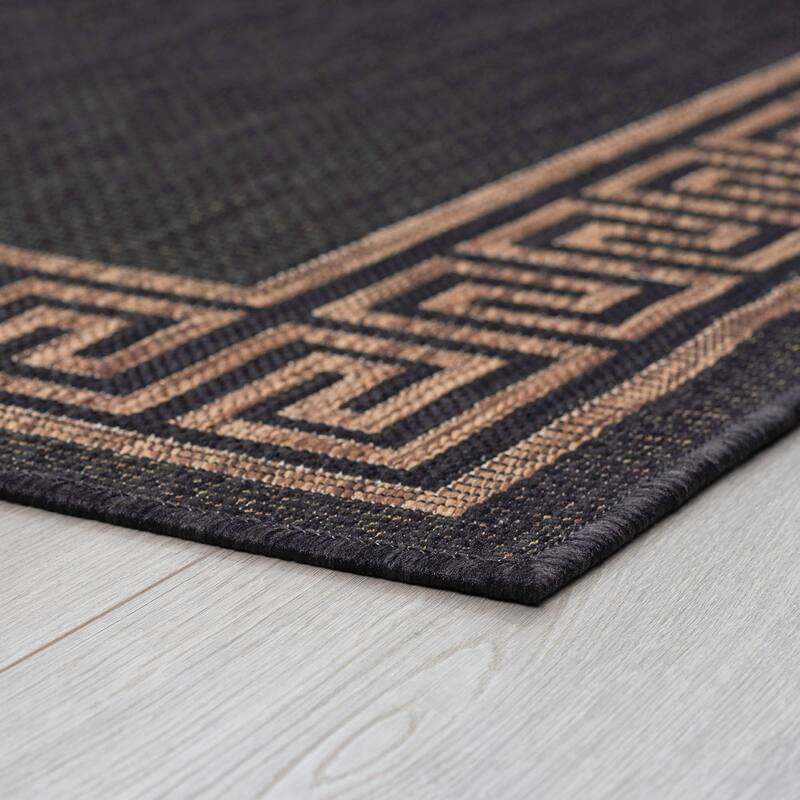 Exo Coastal Border Indoor/Outdoor Area Rug