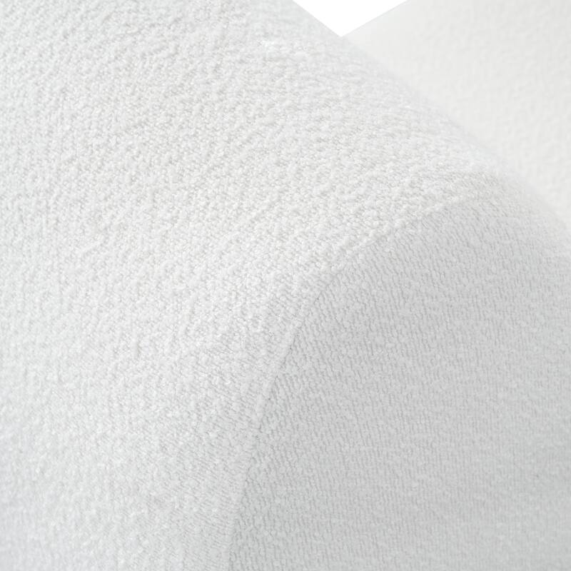 Elegant Accent Chair with Ottoman,Stylish Curved Design and Minimalist Lines for Ultimate Comfort, High-Resilience Foam