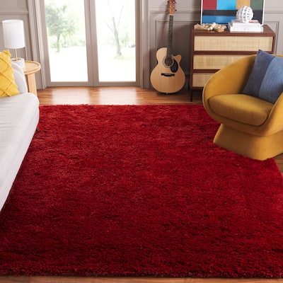 SAFAVIEH Handmade Classic Shag Nakhshun Rug