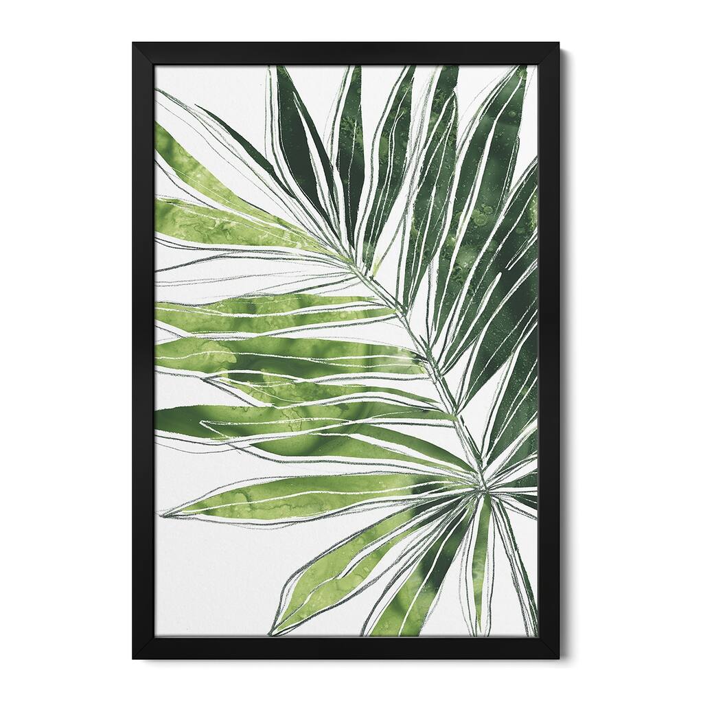 Expressive Palm IV Premium Framed Poster by June Erica Vess
