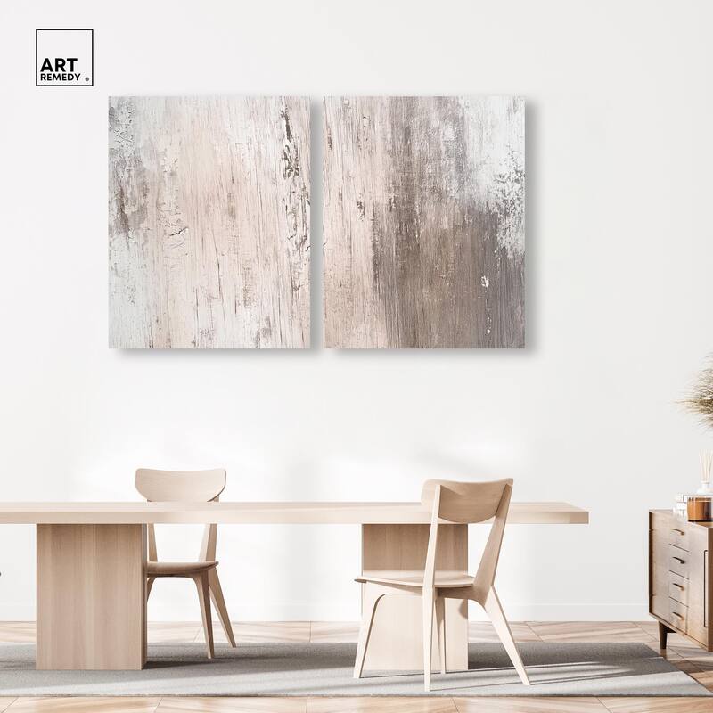 Striated Texture IV Canvas Set of 2 by Art Remedy, Gallery Wrapped