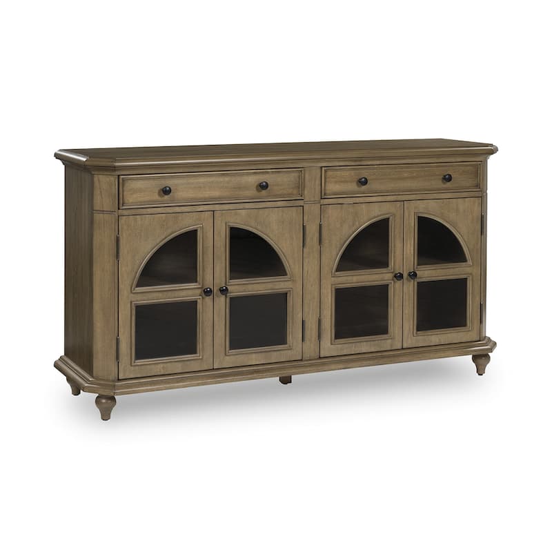 Signature Design by Ashley Barlomore Brown Accent Cabinet - 68" W x 18" D x 36" H